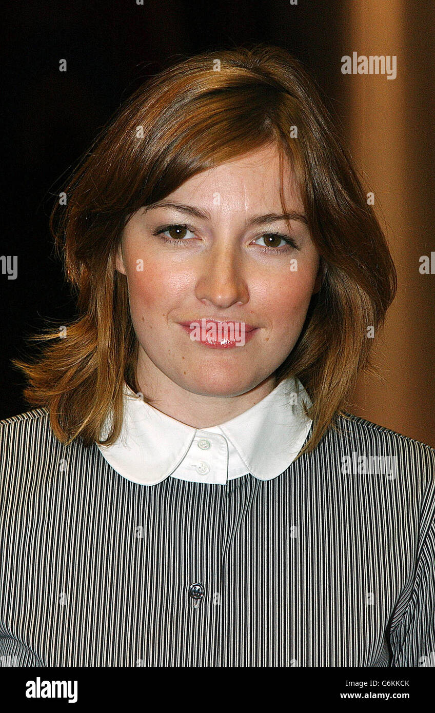 Scottish actress Kelly MacDonald during her guest appearance on MTV's TRL UK at the MTV Studios in Camden, north London. The actress is promoting her latest movie "Intermission" in which she stars alongside Colin Farrell. Stock Photo
