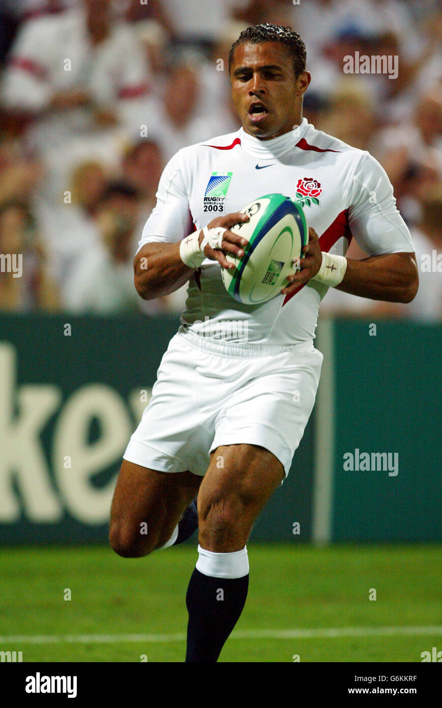 Jason Robinson Rugby World Cup. England's Jason Robinson in action