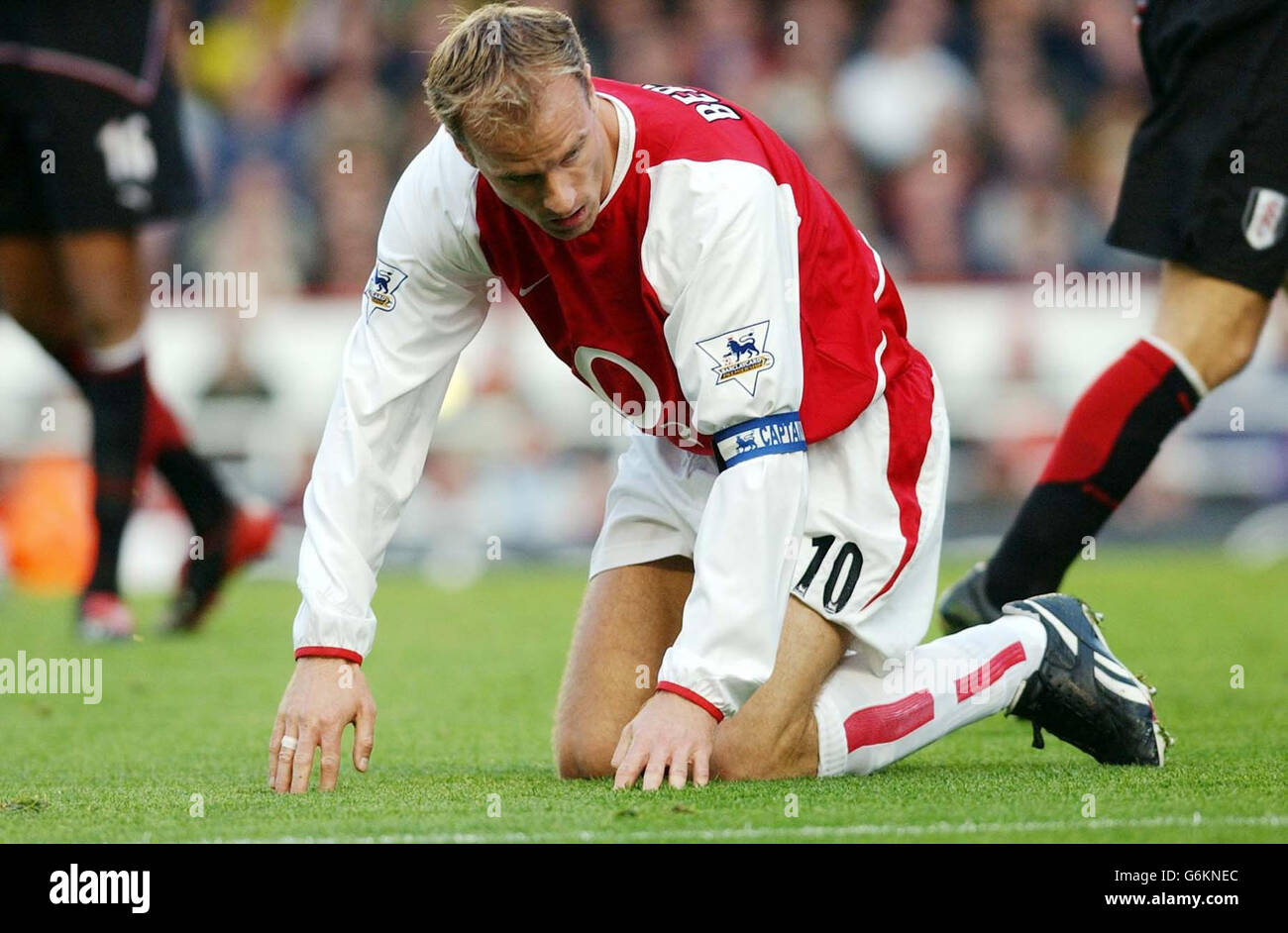 Football on ground dennis bergkamp hi-res stock photography and images ...