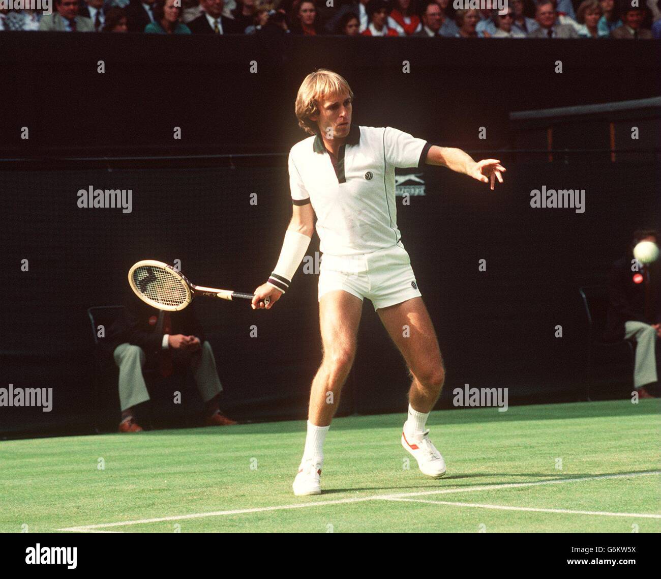 Wimbledon Tennis. John Lloyd, GB Stock Photo - Alamy