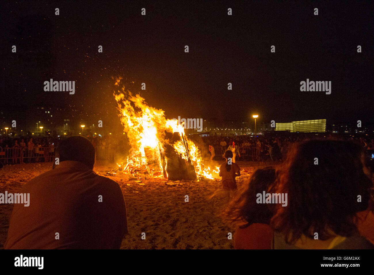 San Juan festival, that is celebrates every 23th June, in summer