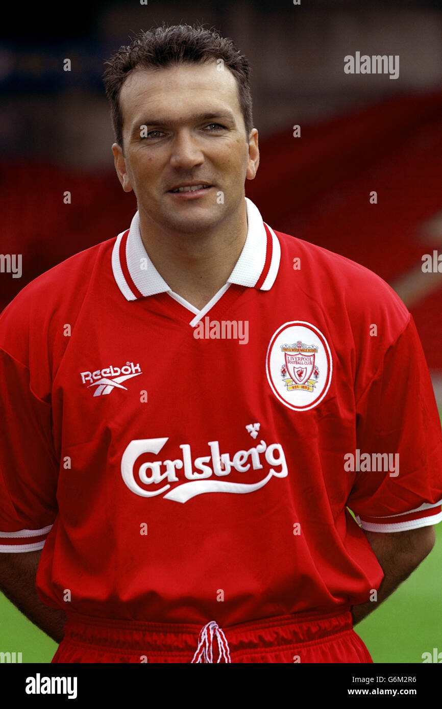 Soccer - Reebok - Liverpool New Kit Launch. Neil Ruddock - Liverpool Stock  Photo - Alamy