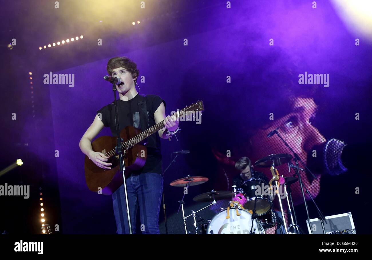 Bradley Will-Simpson of The Vamps performing at the Allstarz