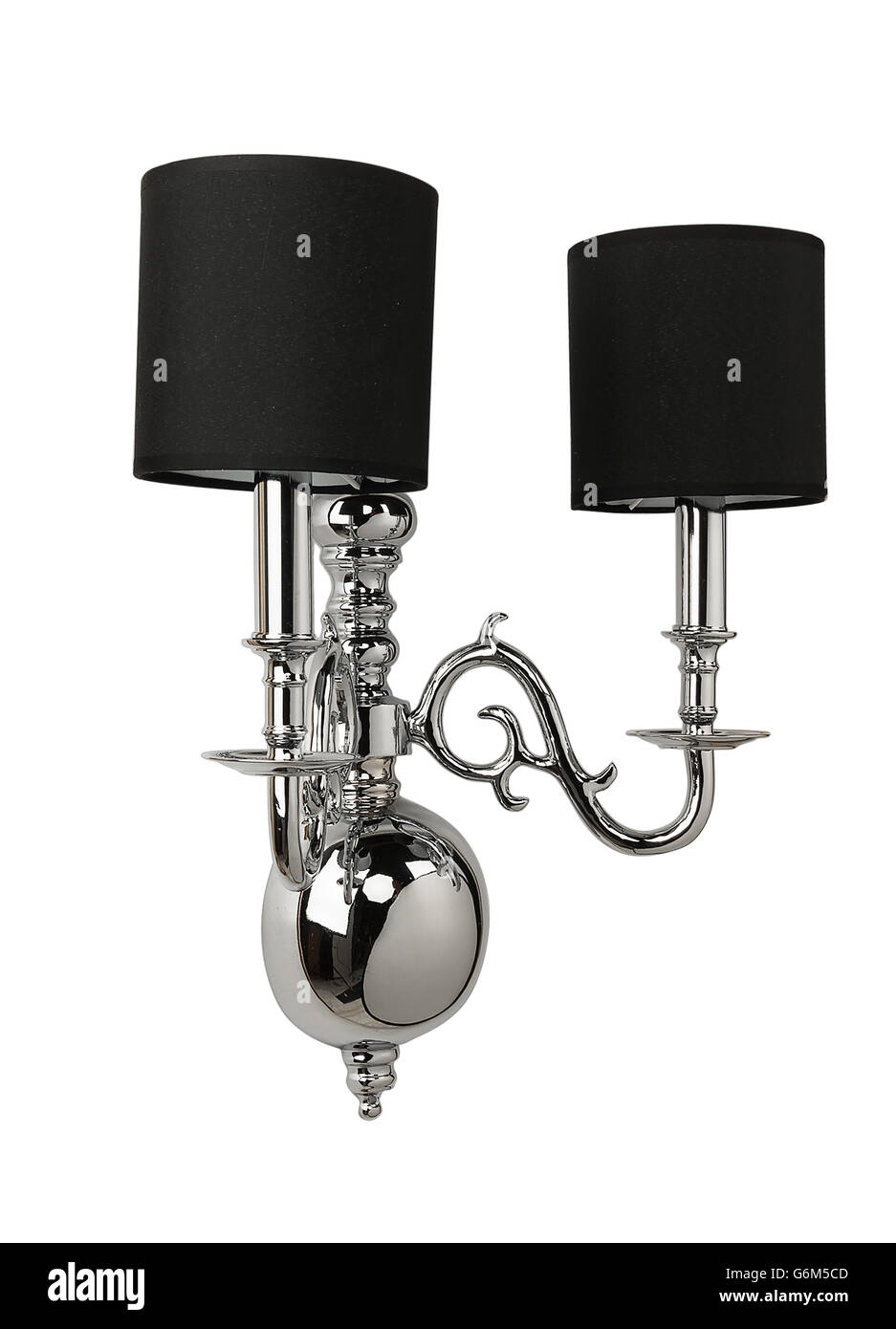 Sconce wall lamp isolated Stock Photo Alamy