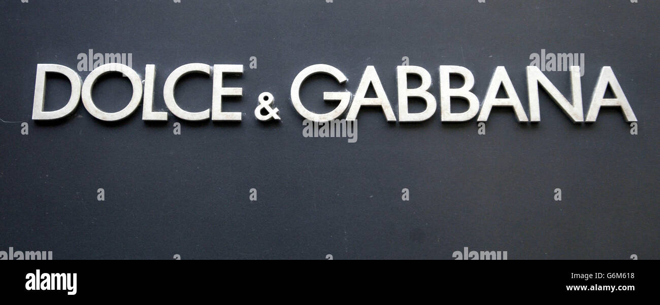 Dolce Gabbana Sign Stock Photos & Dolce Gabbana Sign Stock Images - Alamy