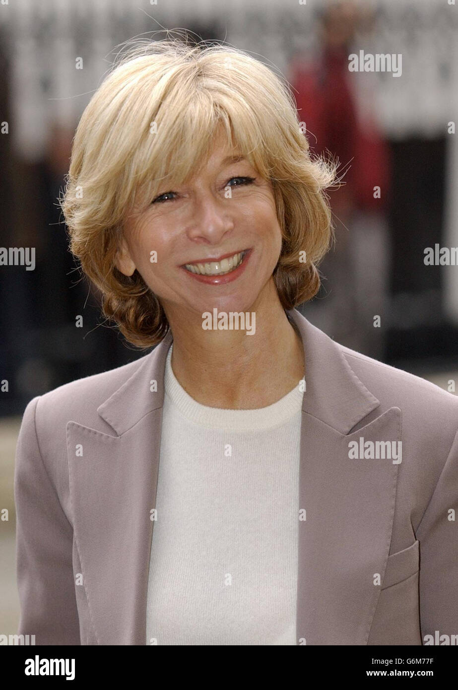 Coronation Street actress Helen Worth arrives at the ceremony for the