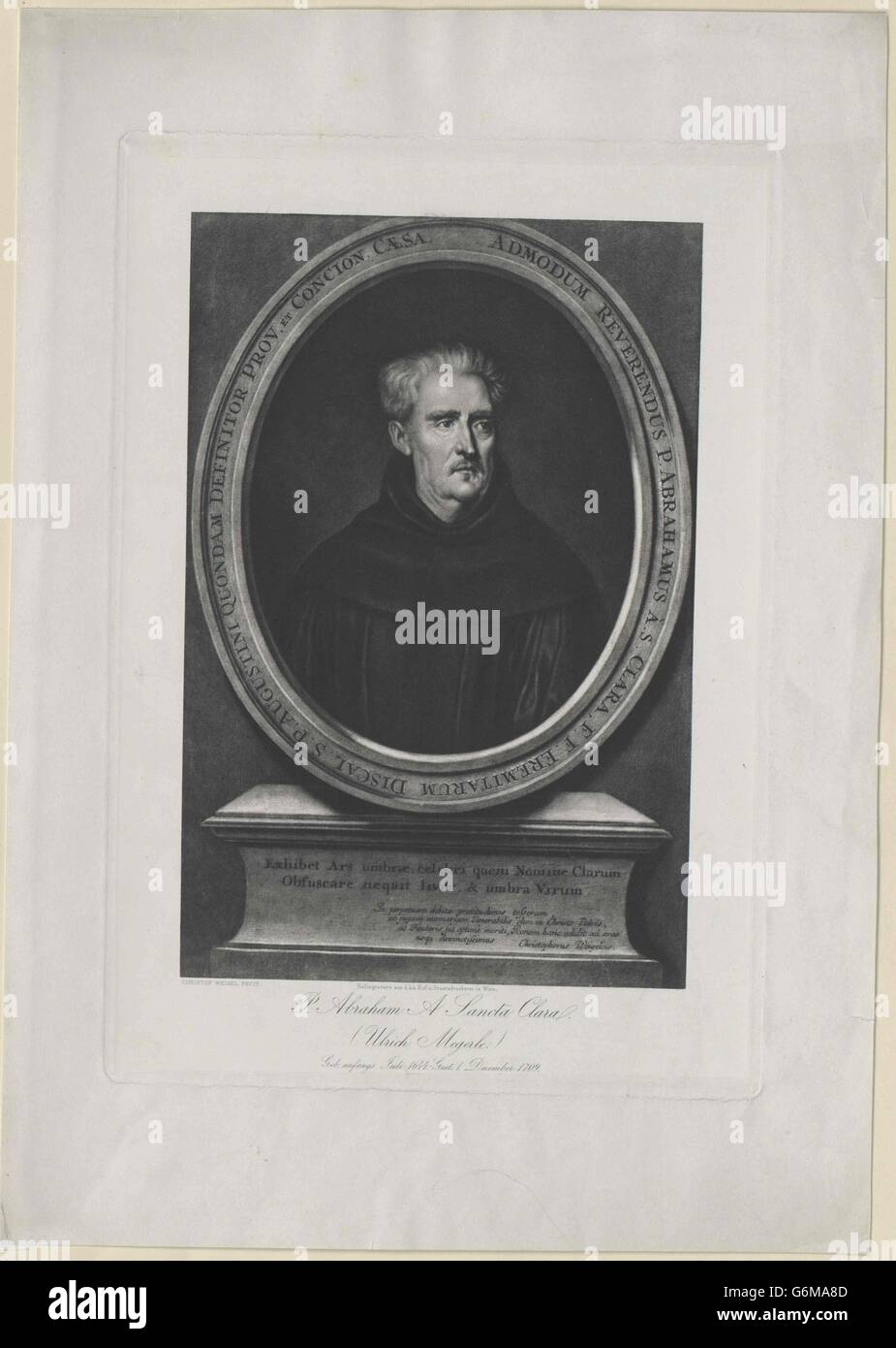 Abraham a Sancta Clara Stock Photo Alamy