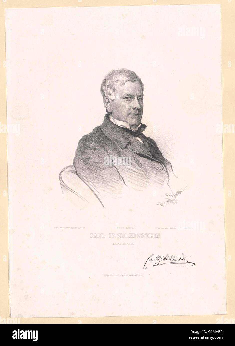 WolkensteinTrostburg, Karl Graf Stock Photo Alamy