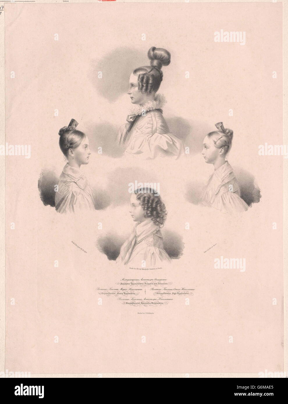 Charlotte, Prinzessin von Preussen Stock Photo