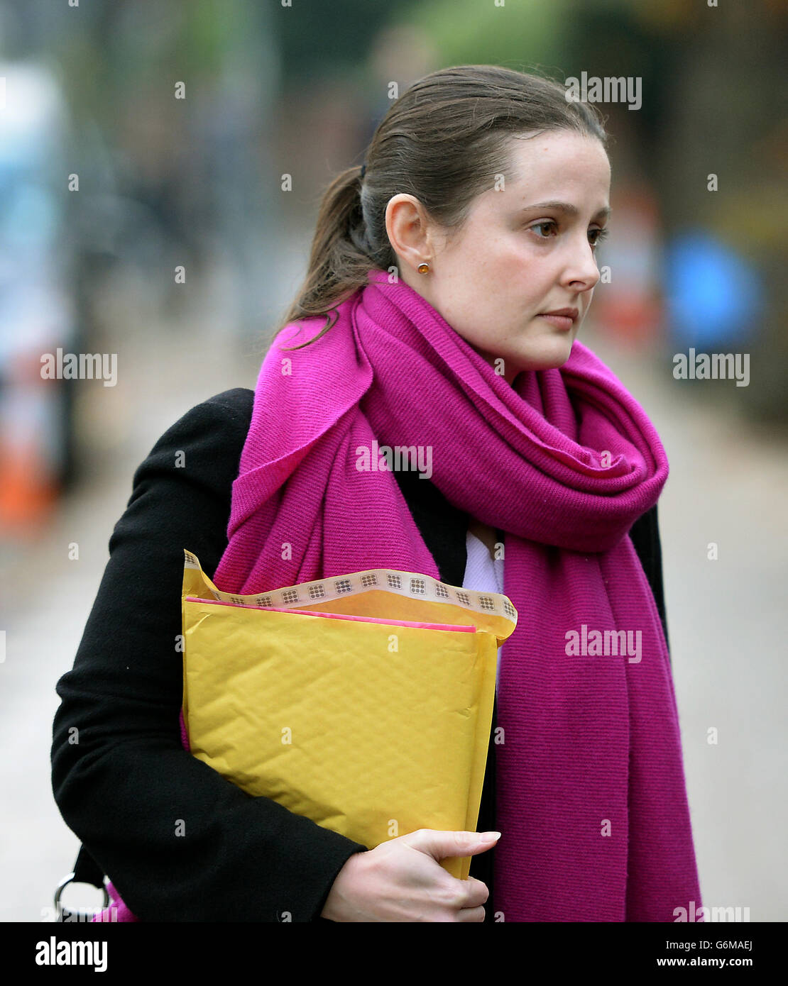Zoe wales arrives isleworth crown court in london hi-res stock