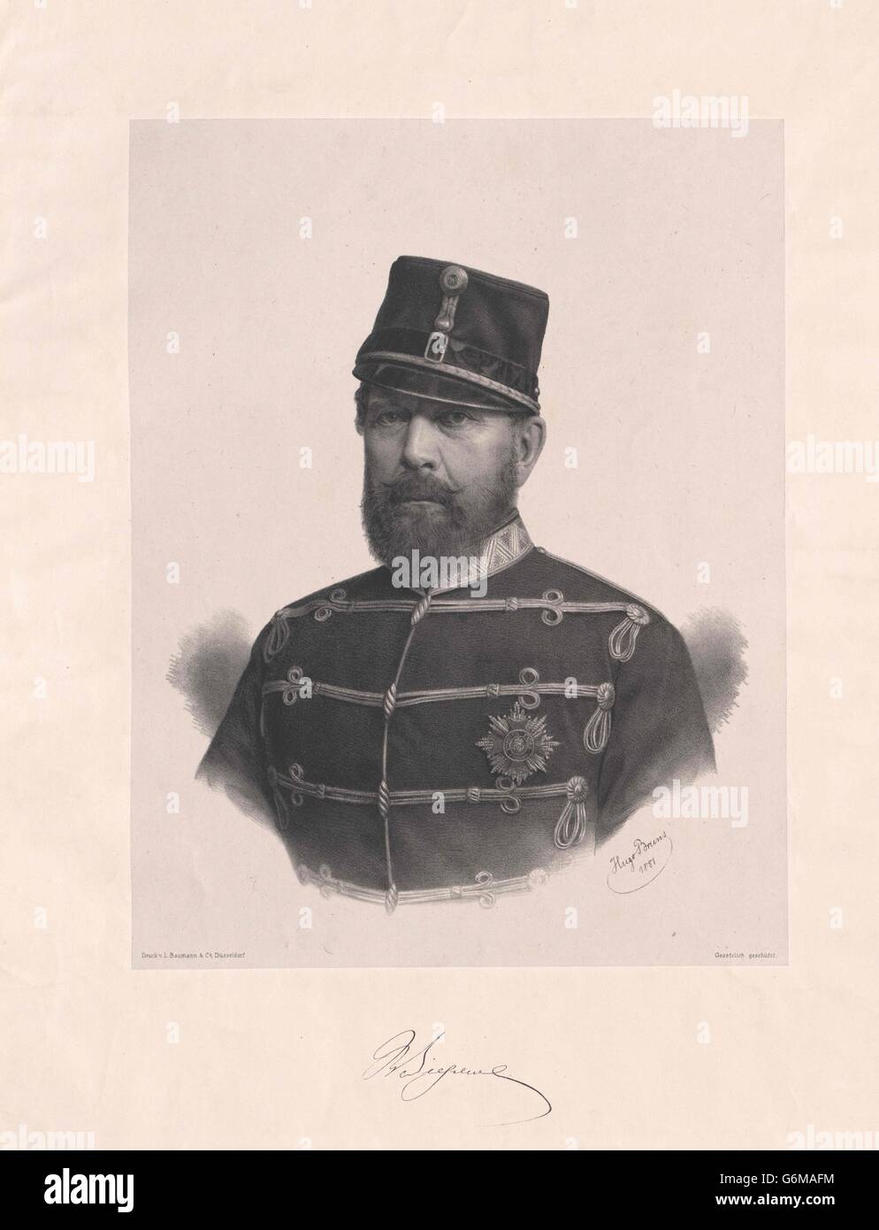 Karl III., Herzog von BraunschweigWolfenbüttel Stock Photo Alamy
