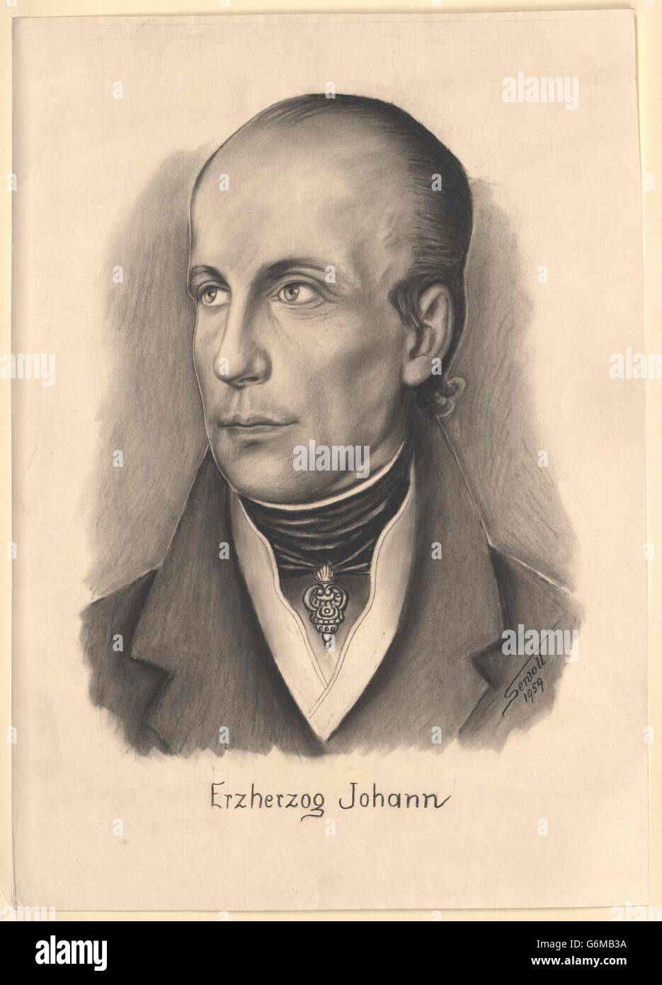 Johann, Erzherzog von Österreich Stock Photo