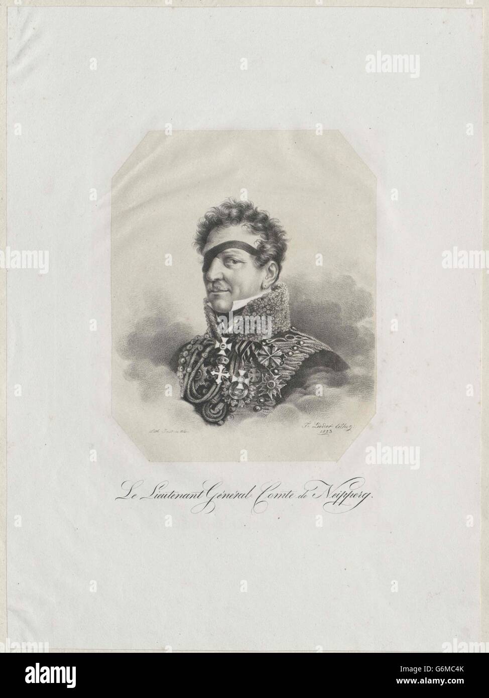 Neipperg, Adam Adalbert Graf Stock Photo Alamy