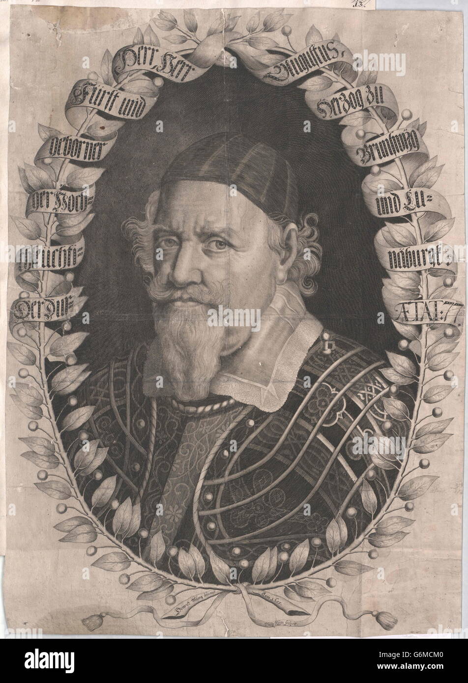 August der Jüngere, Herzog von Braunschweig-Wolfenbüttel Stock Photo