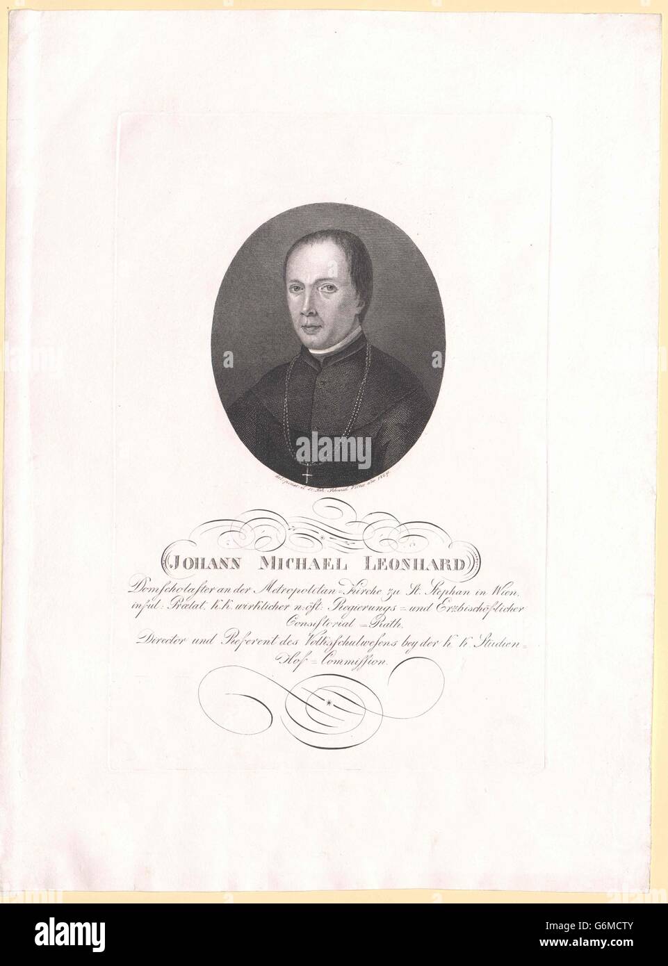 Leonhard, Johann Michael Stock Photo Alamy