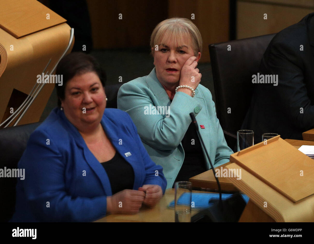 Question Time at Scottish Parliament Stock Photo - Alamy