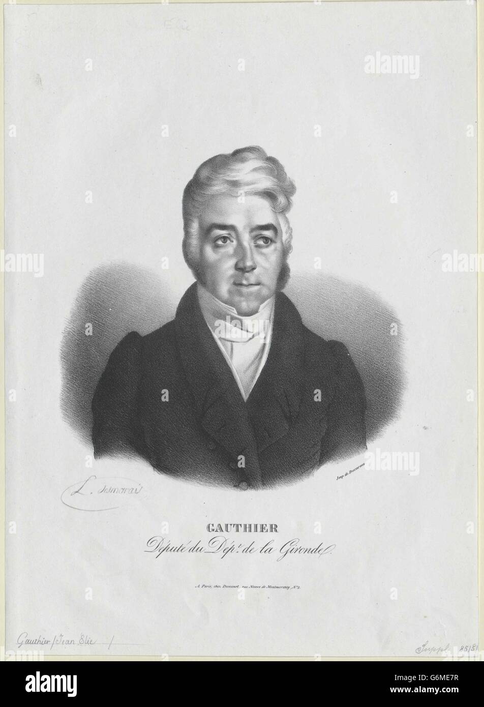 Gautier, Jean Elie Stock Photo Alamy