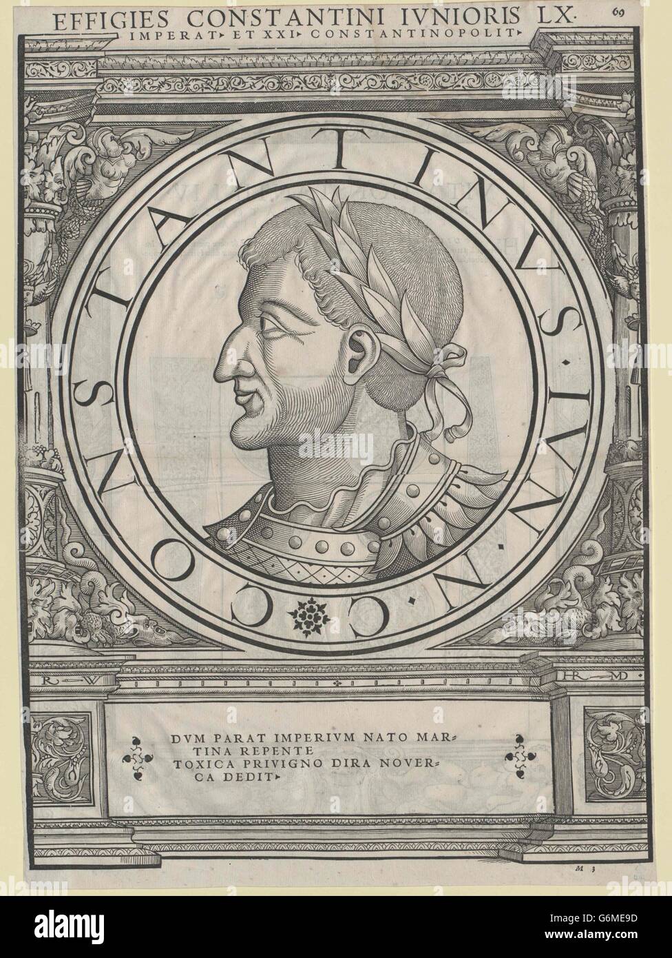 Konstans II., oströmischer Kaiser Stock Photo Alamy