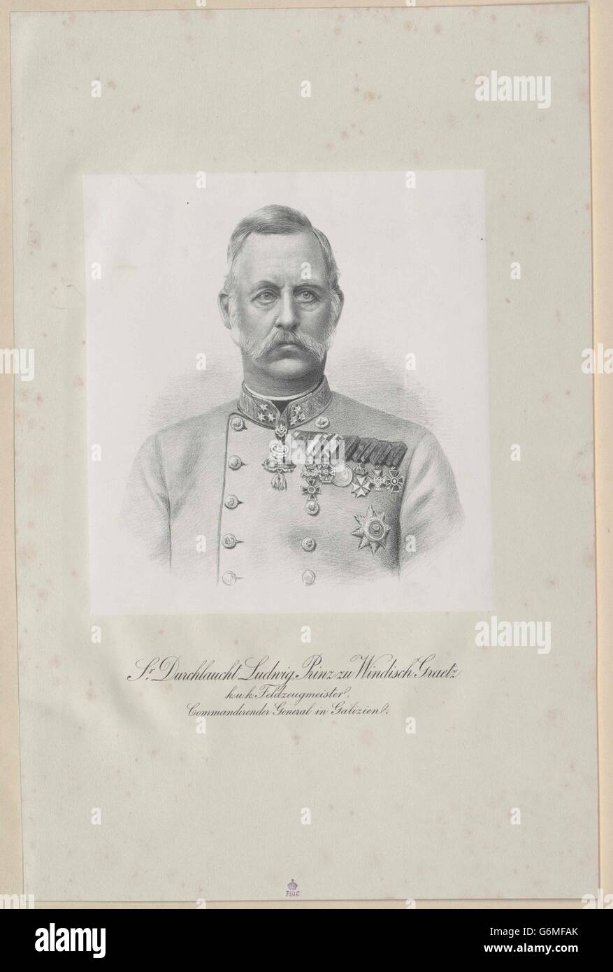 WindischGraetz, Ludwig Prinz zu Stock Photo Alamy