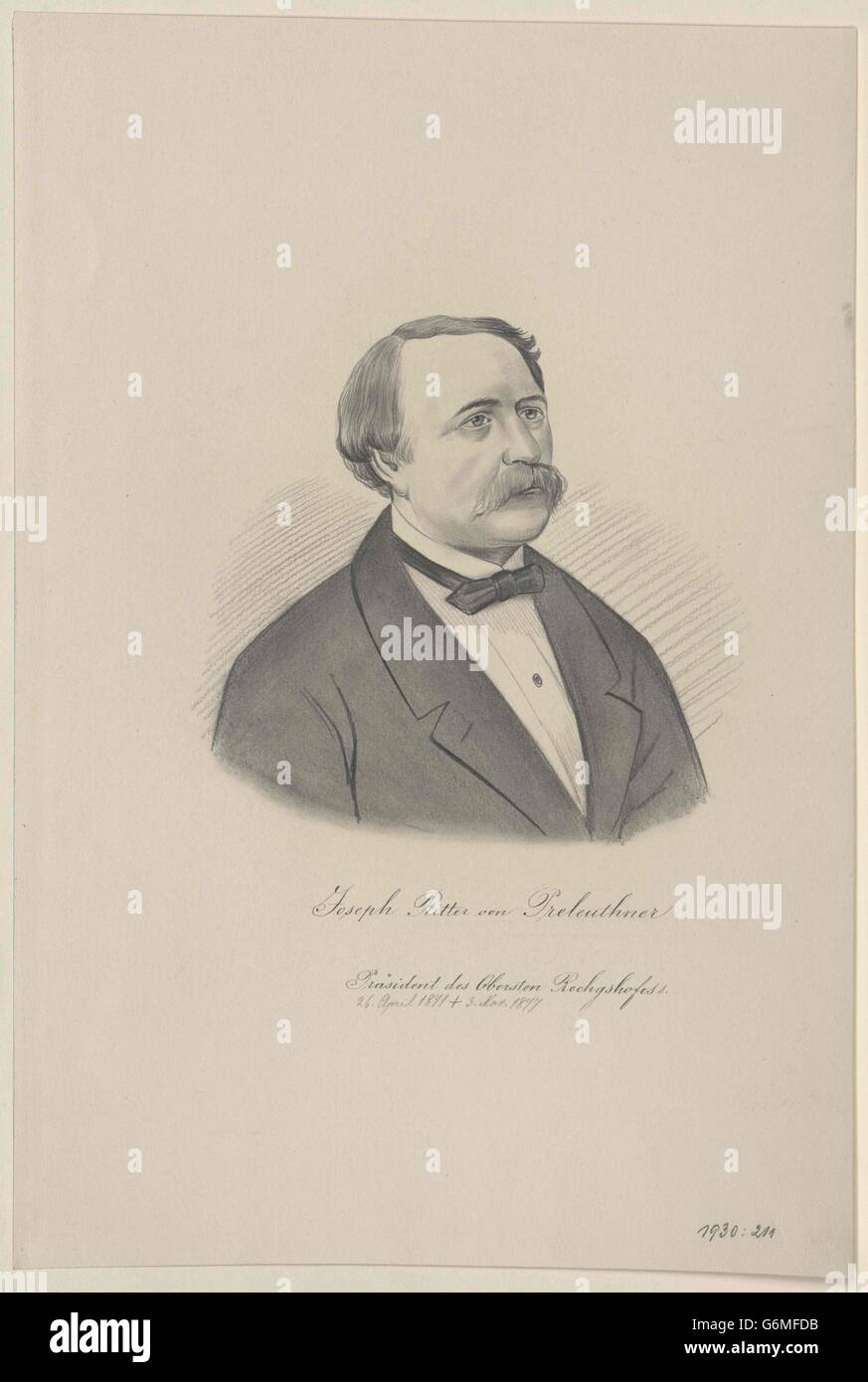 Preleuthner, Josef Ritter Stock Photo - Alamy