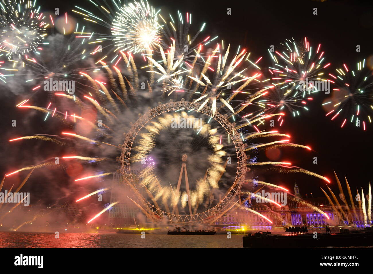 New Year celebrations Stock Photo Alamy
