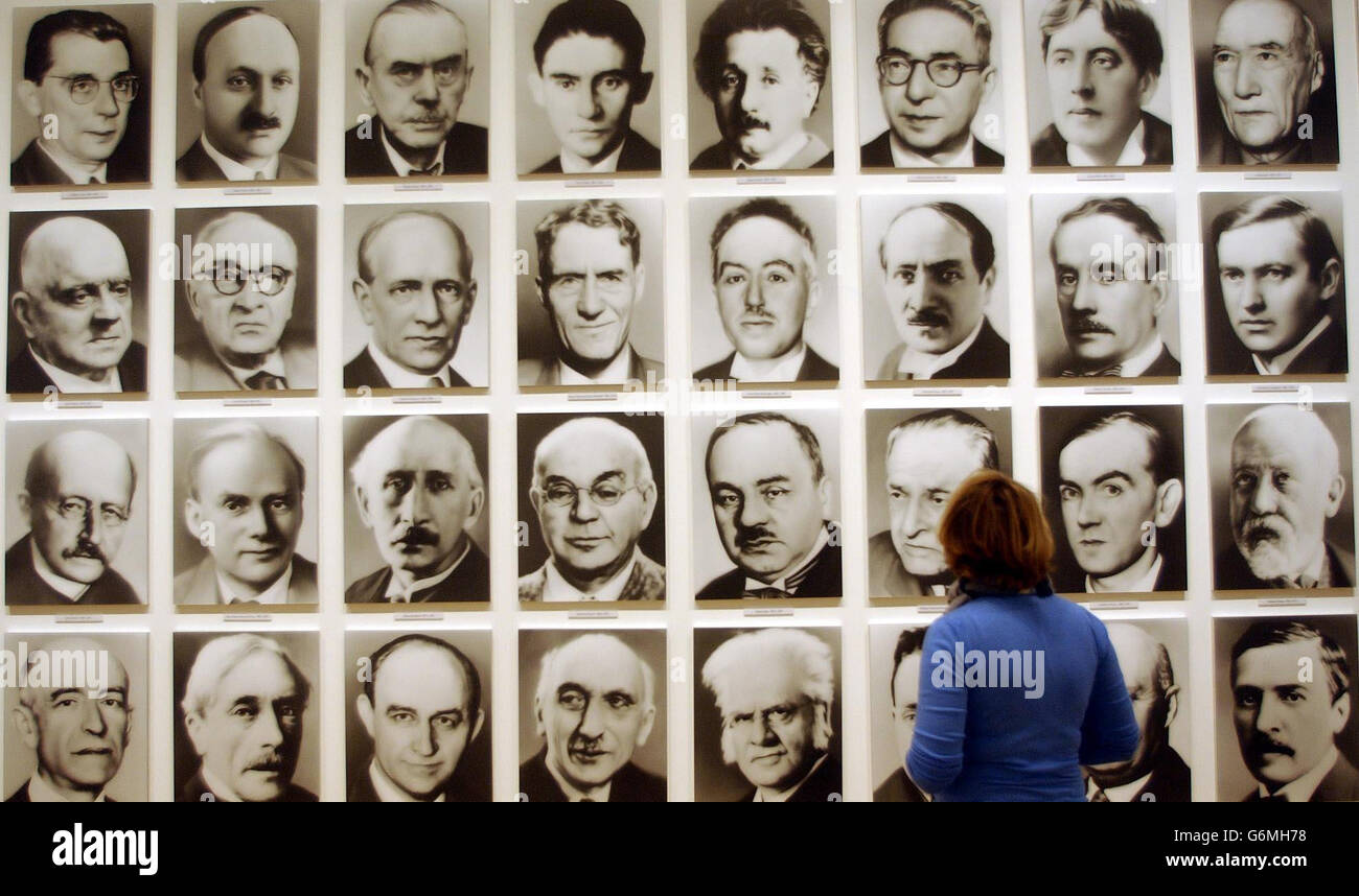 A section of the 48 portraits, by the German artist Gerhard A section of the 48 portraits, by the German artist Gerhard
