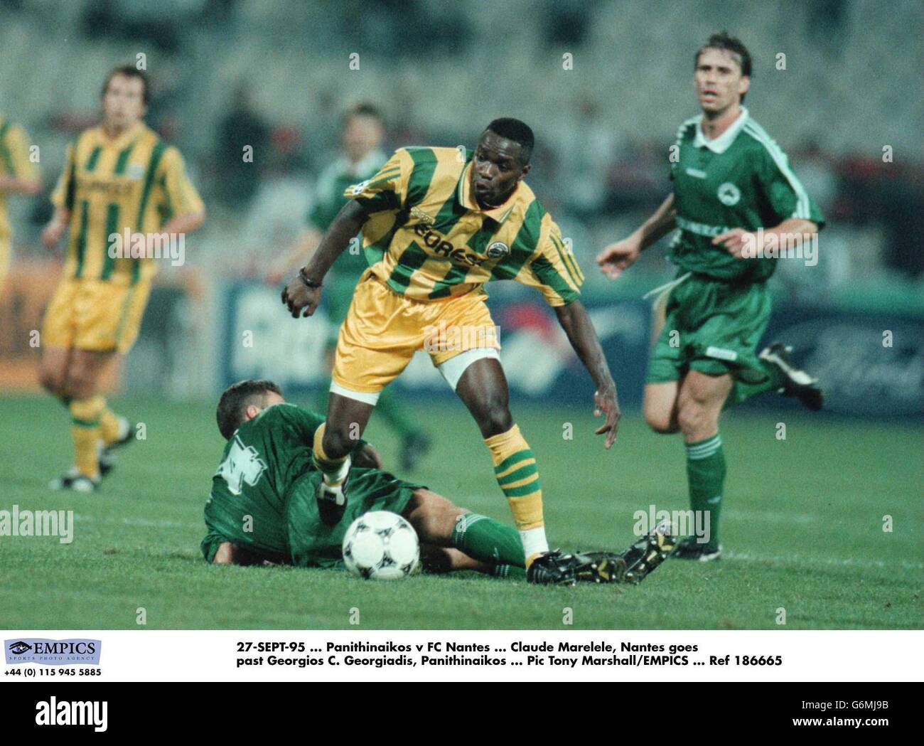 Uefa Champions League Panithinaikos V Fc Nantes Stock Photo Alamy