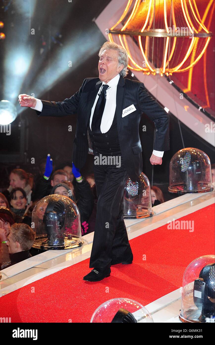 Lionel blair arriving at the celebrity big brother house hi-res stock