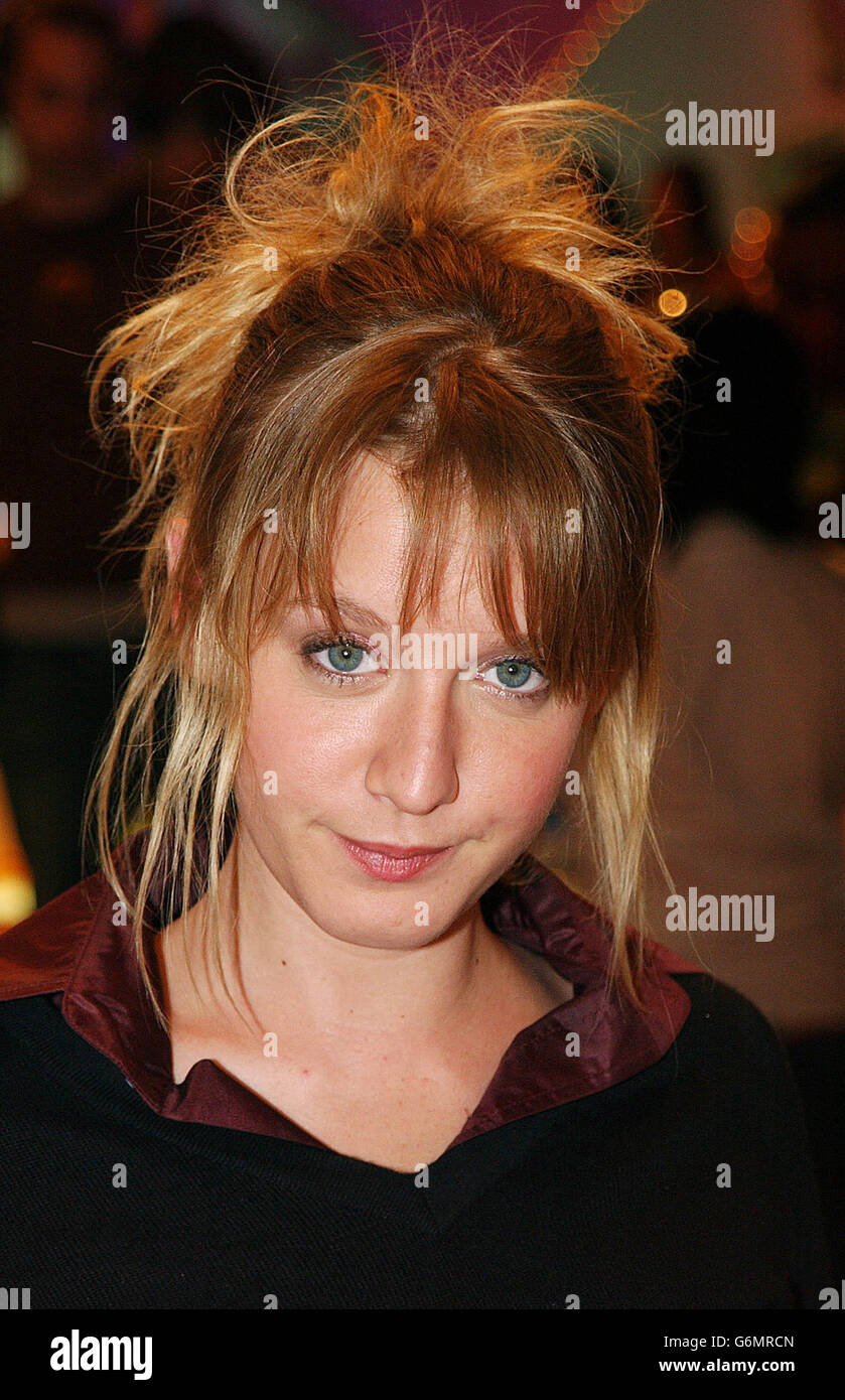 Ludivine Sagnier during her guest appearance on MTV's TRL UK at the MTV Studios in Camden, north London . The actress is currently starring as Tinkerbell in new film, Peter Pan Stock Photo