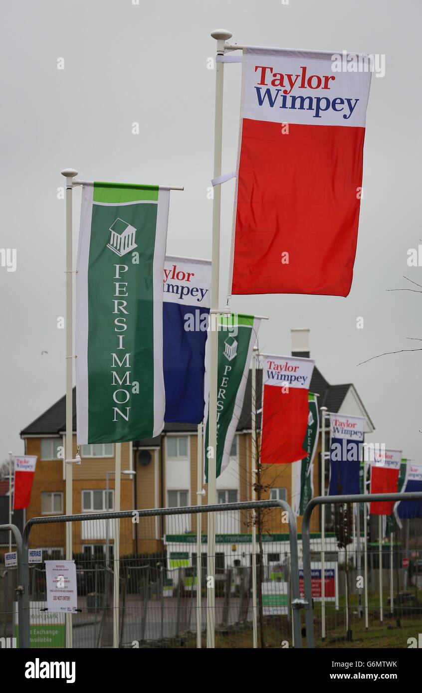 Miliband plan to boost housing Stock Photo