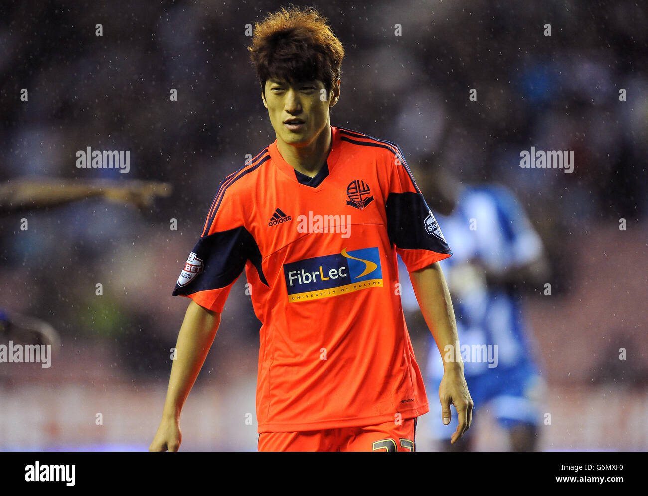 Soccer - Sky Bet Championship - Wigan Athletic v Bolton Wanderers - DW Stadium. Lee Chung-Yong, Bolton Wanderers Stock Photo