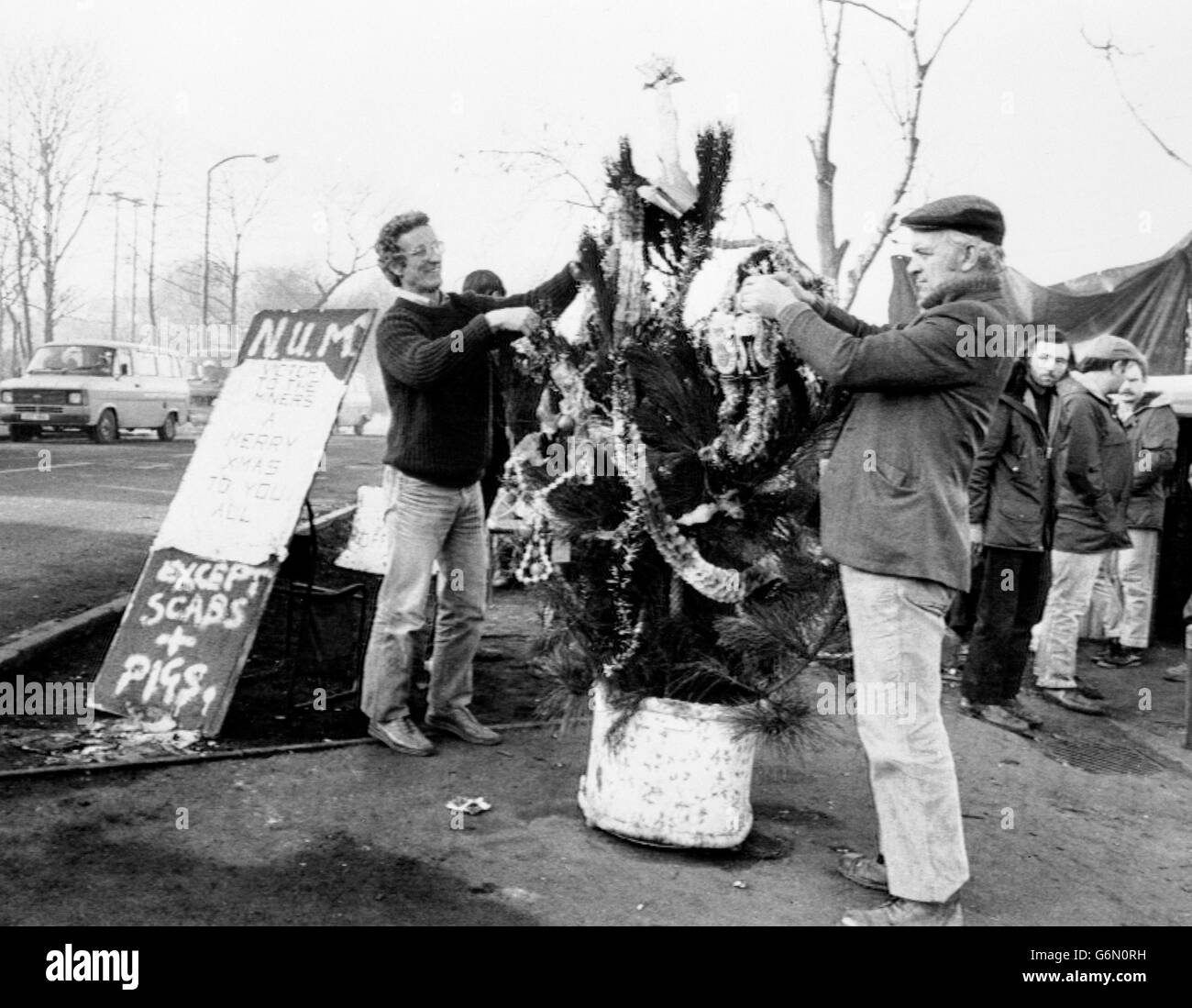 Employment - Miners' Strike - Rossington, Yorkshire Stock Photo