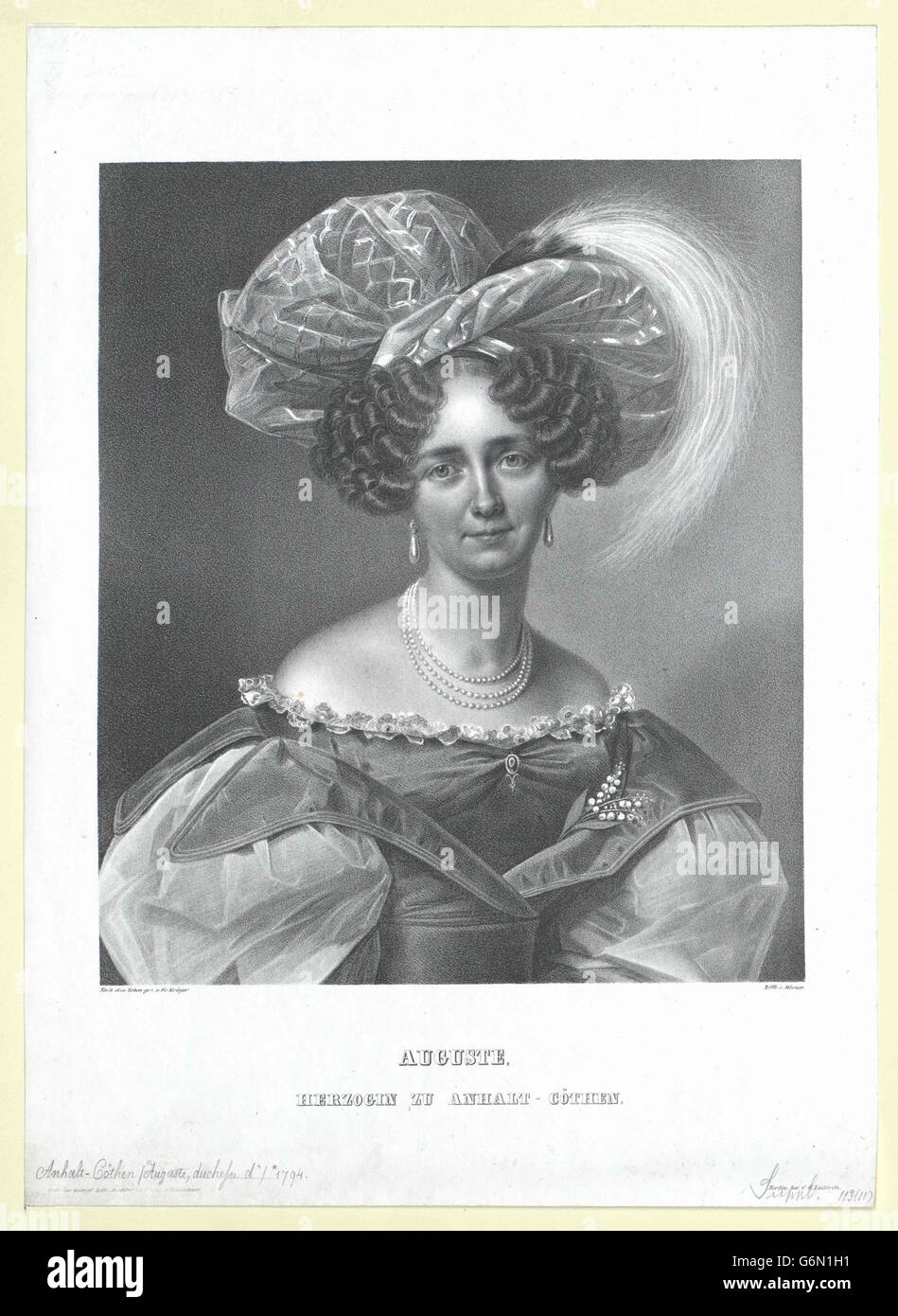 ReussKöstritz, Auguste Prinzessin Stock Photo Alamy