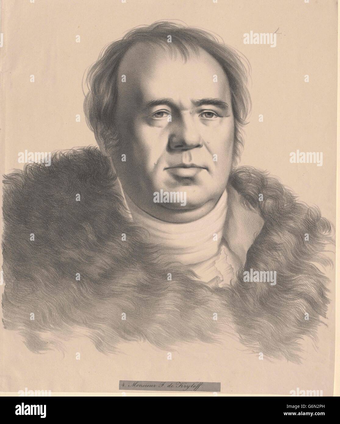 Krylow, Iwan Andreewitsch Stock Photo Alamy