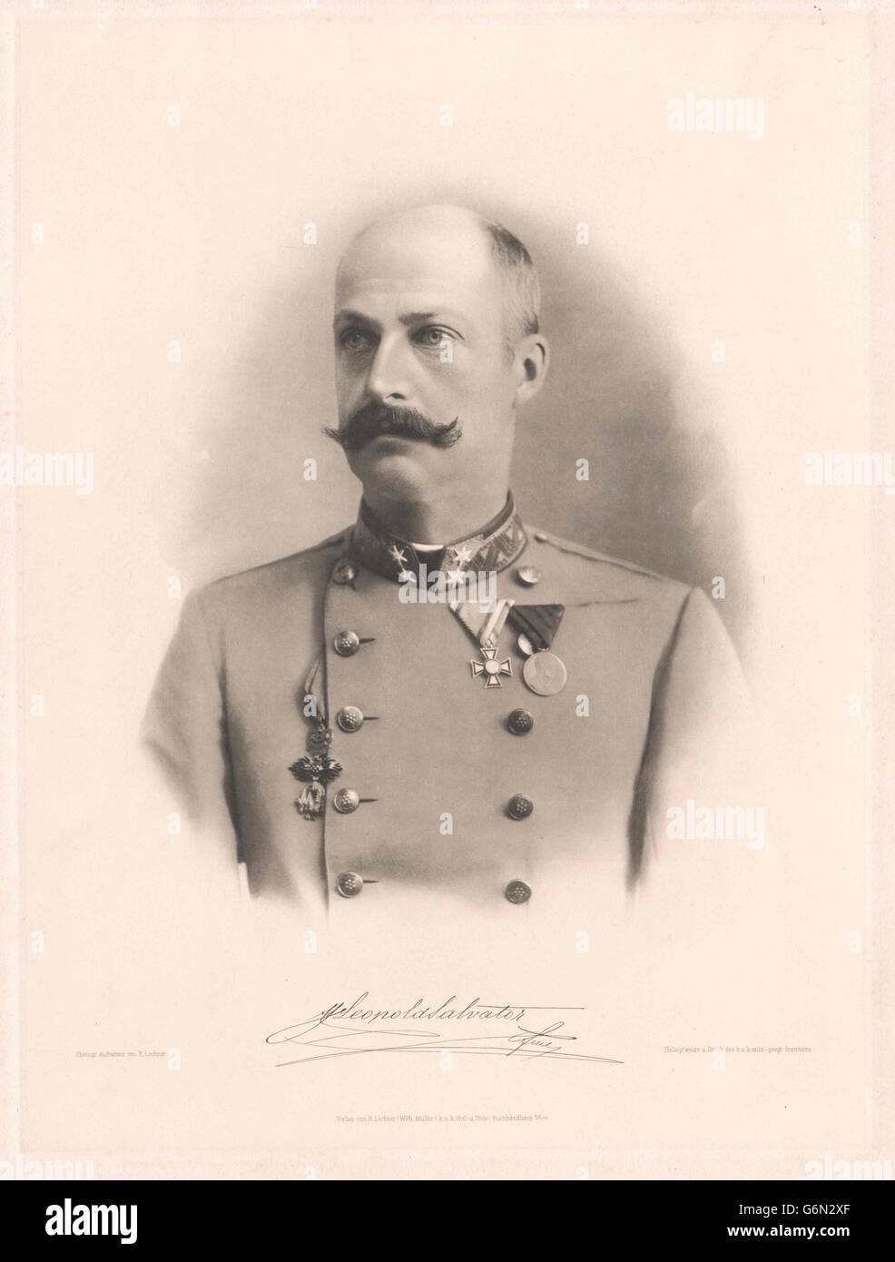 Leopold Salvator, Erzherzog von Österreich-Toskana Stock Photo