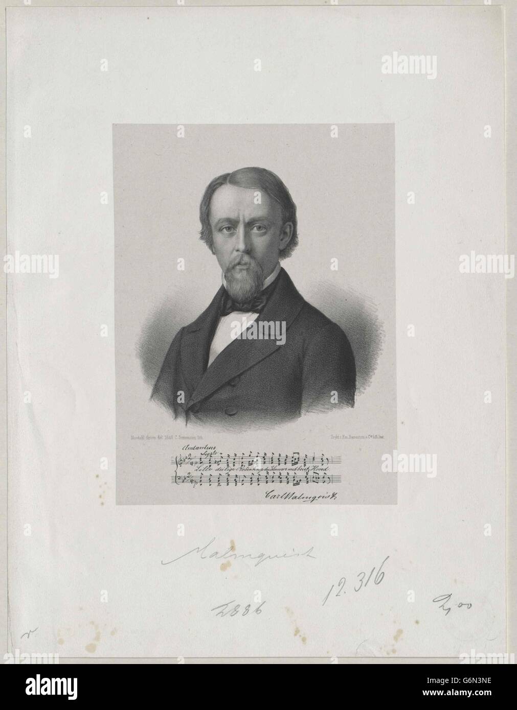 Malmquist, Karl Julius Stock Photo Alamy