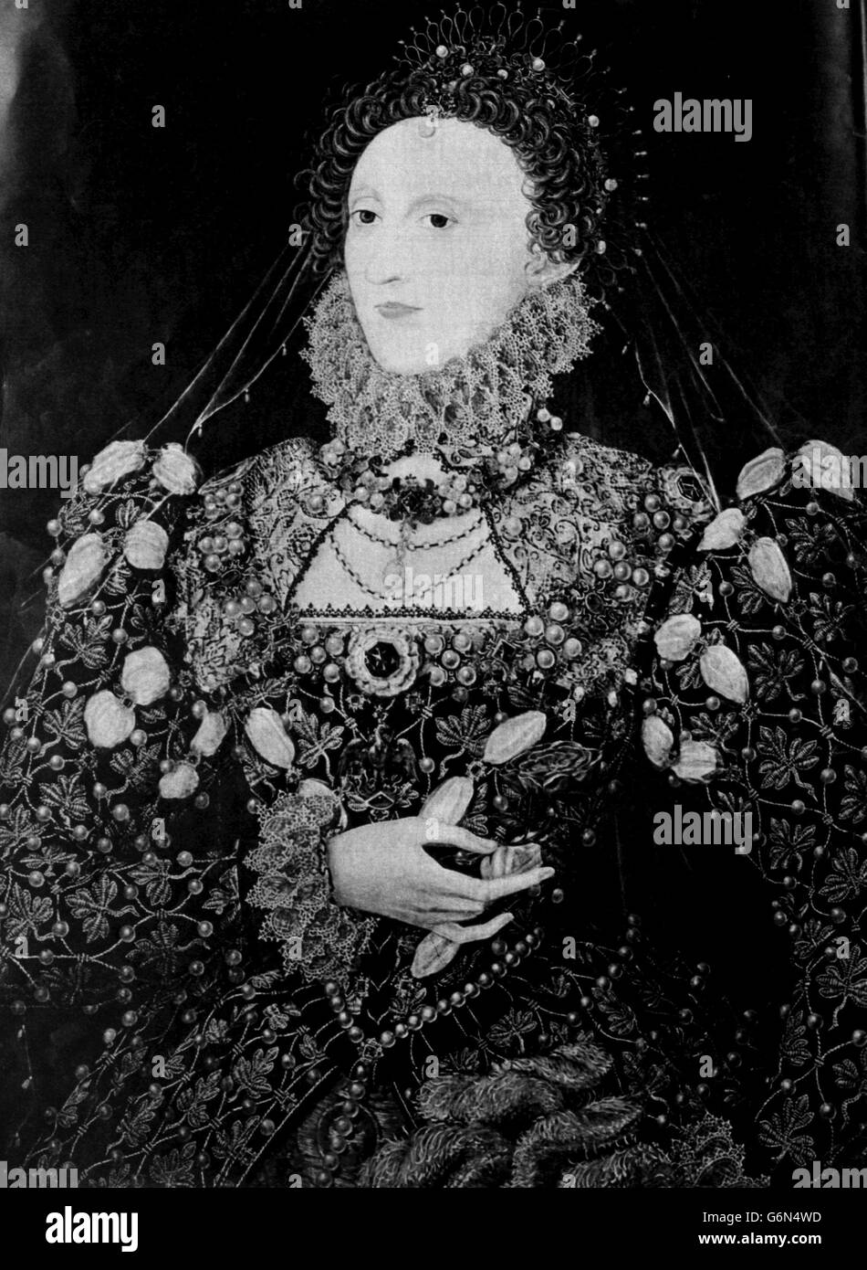 13th January - On this Day in History - 1559 On this day in 1559, Elizabeth I was crowned Queen of England. Stock Photo