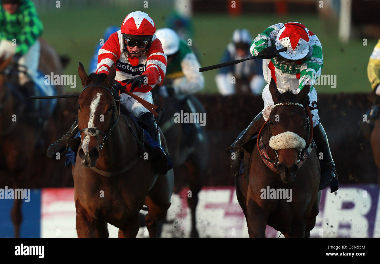 Winner coral welsh national chepstow racecourse hi-res stock ...