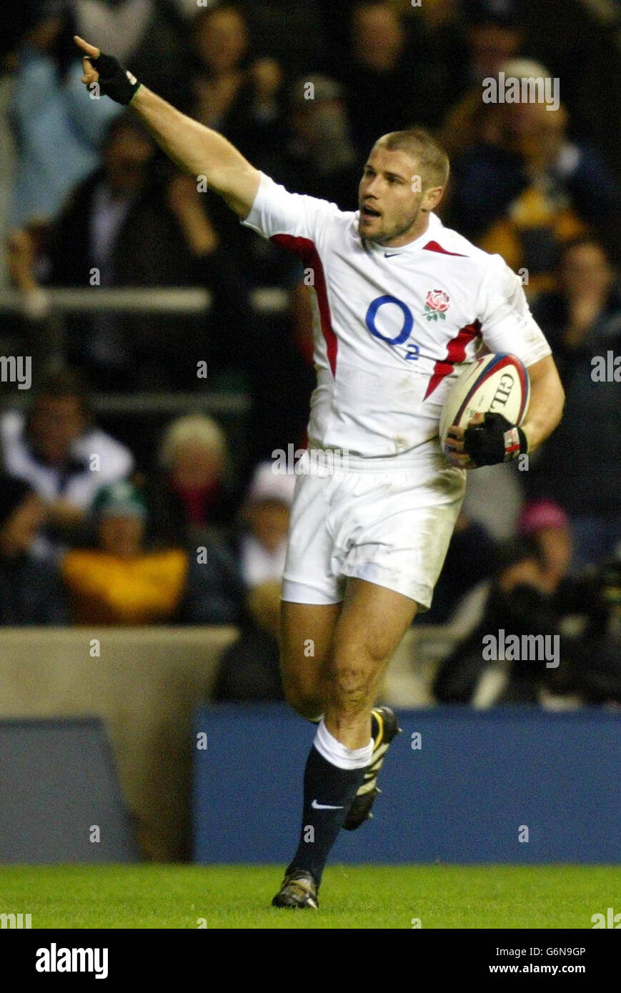 Sport rugby union action celebrating ben cohen hi-res stock photography ...
