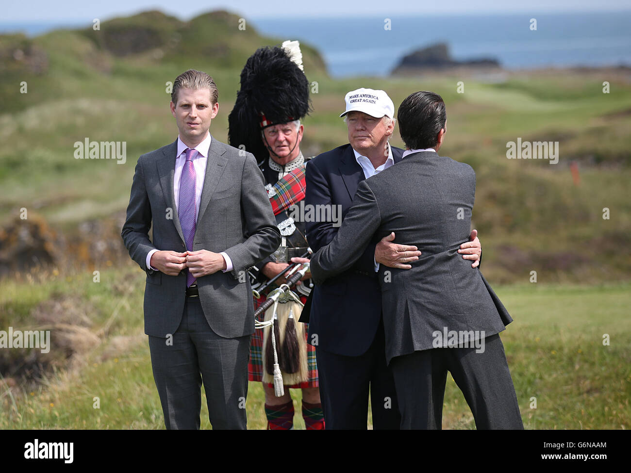Donald trump jr and scotland hi-res stock photography and images - Alamy