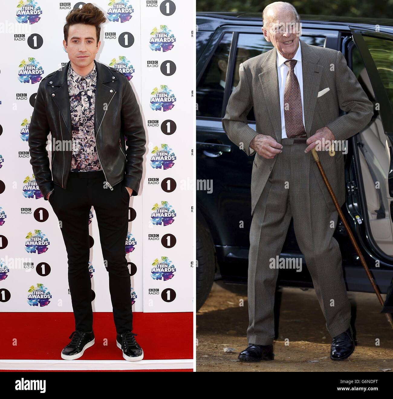 GQ's Best-Dressed Men List. Nick Grimshaw Best-Dressed Men List With The Radio 1 Dj Topping The Poll In London On December 30, 2013. Stock Photo