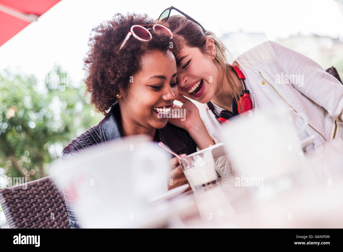 Two women in cafe having a drink hi-res stock photography and images ...