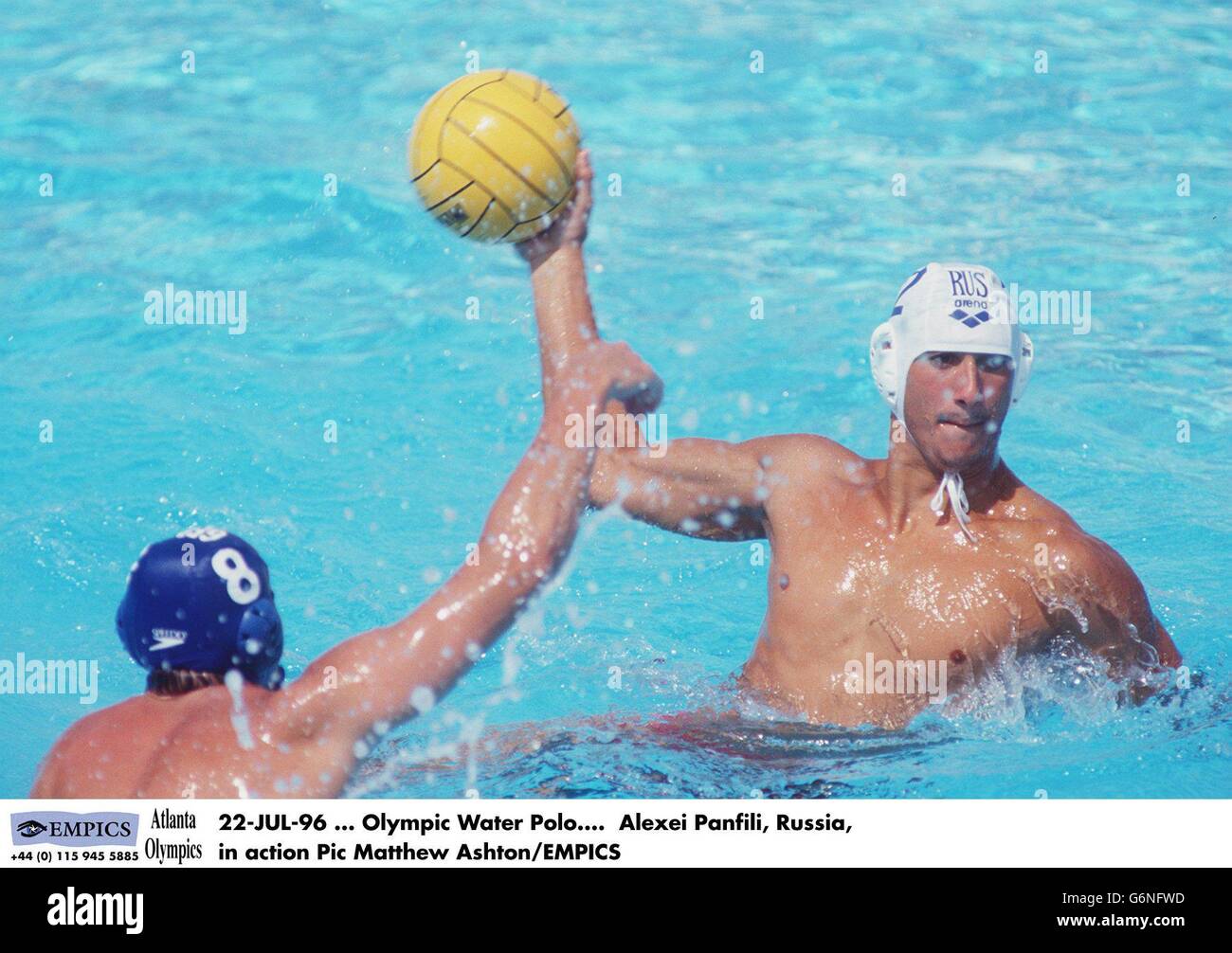 Atlanta Olympic Games 1996 Water Polo Stock Photo Alamy