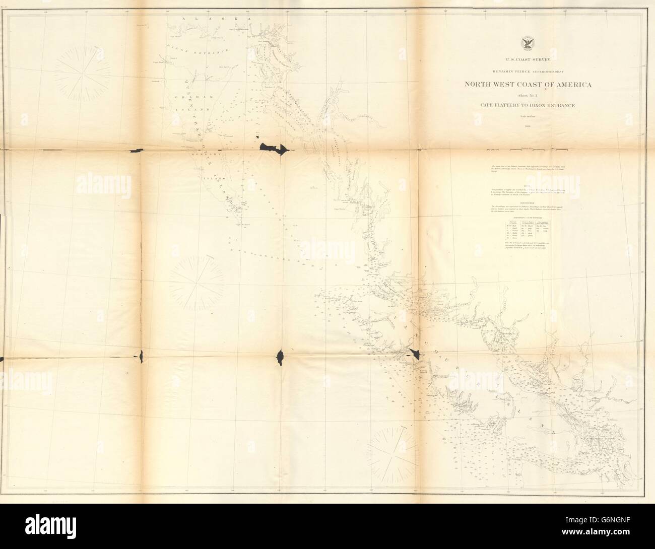 British columbia washington map hi-res stock photography and images - Alamy