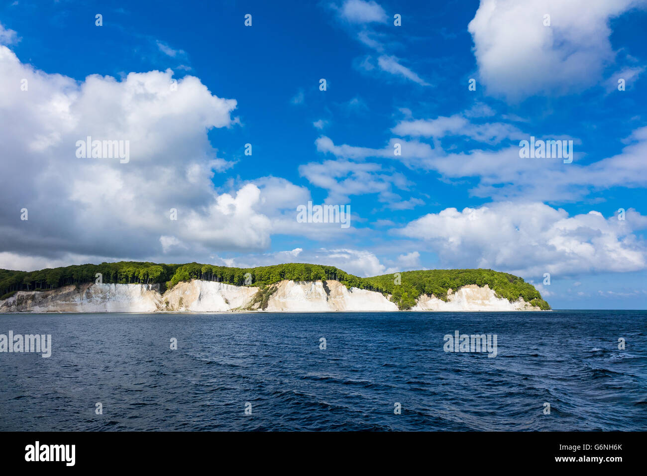 Chalk cliff on the island Ruegen in Germany Stock Photo Alamy