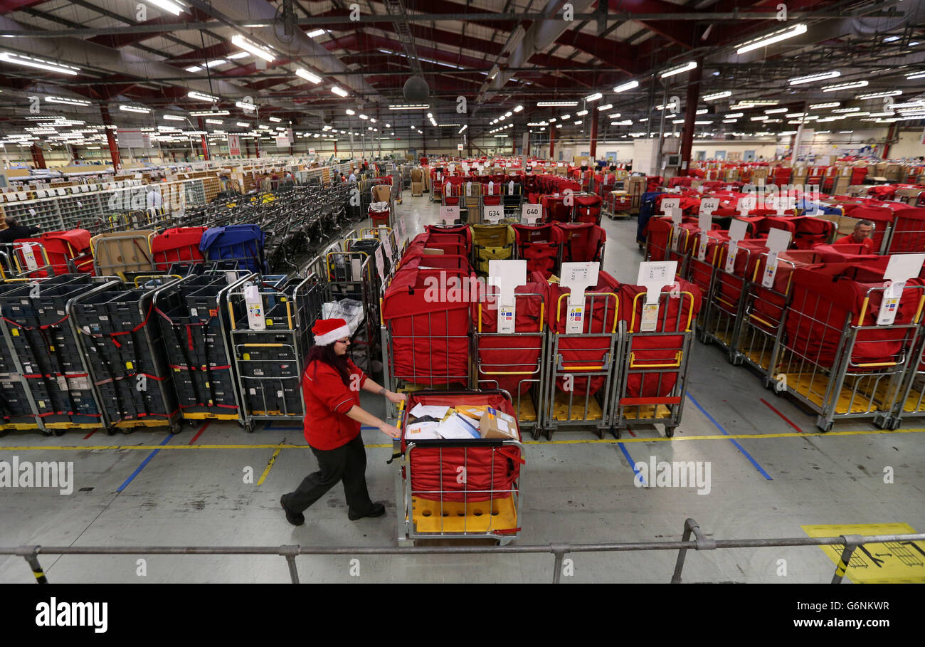 Royal Mail's busiest day of the year Stock Photo