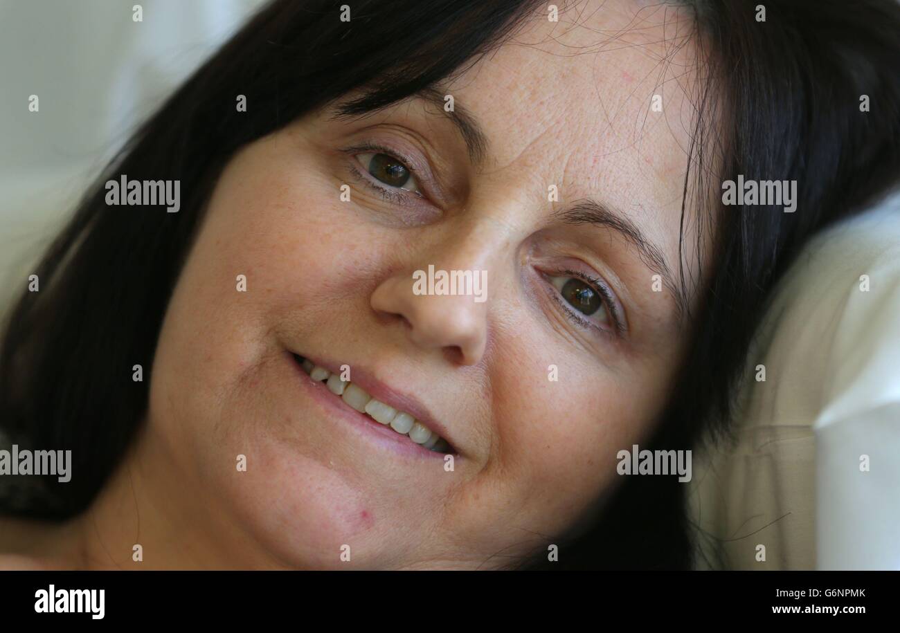 Woman donates kidney for xmas Stock Photo