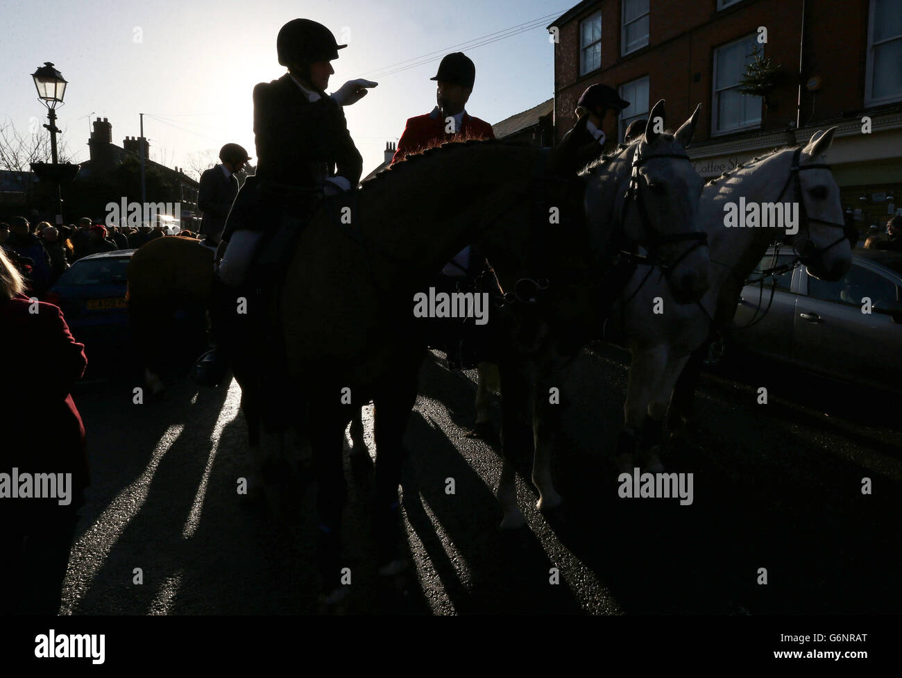 The Cheshire Hunt Stock Photo Alamy