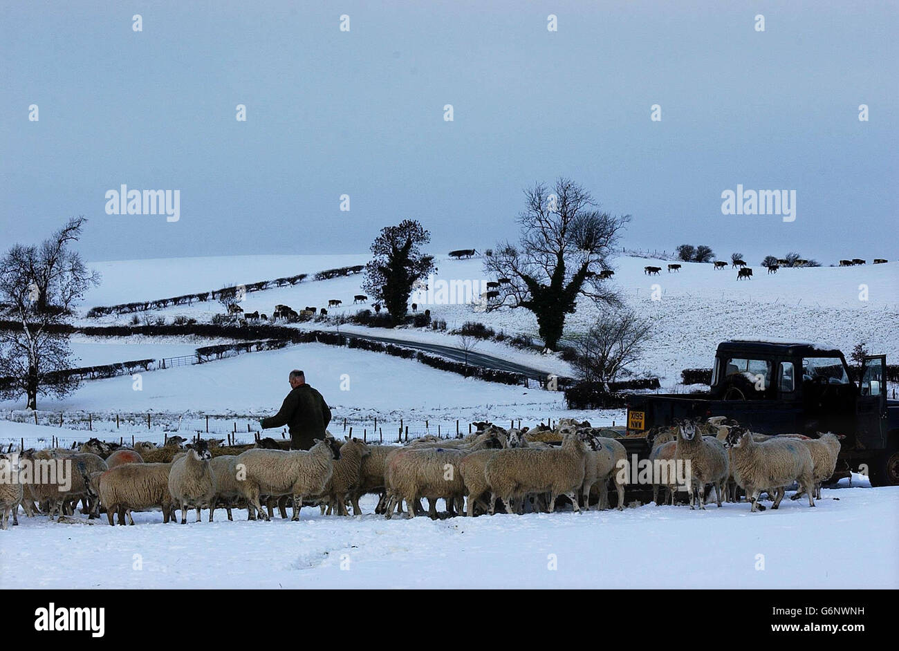 New Year Weather Ripon Stock Photo Alamy