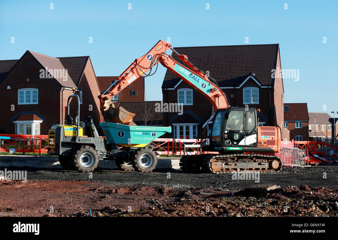 New houses in Worcester. New housing in the Norton area of Worcester